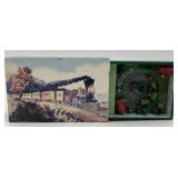 Enesco Currier & Ives train musical box ï¿½Iï¿½ve