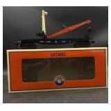 Lionel 26813 O gauge derrick car, featuring a
