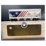 Lionel O Gauge 3-Bay ACF Hopper model featuring a