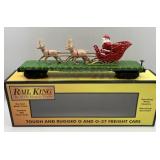 MTH 30-76741 O Christmas Flat Car w/ LED Lights,