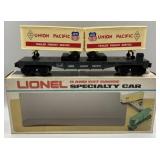 Lionel 6-9383 Union Pacific piggyback flat car