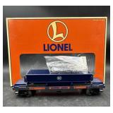 Lionel Lines coal dump car featuring a dark blue