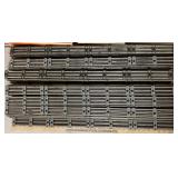 62 pcs O-gauge 3ft 3 rail track