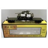 MTH RailKing U.S. Army Flat Car w/ M10 Wolverine