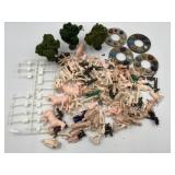 O scale miniature plastic figure mostly unpainted