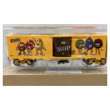 Menards SKU# 279-4593 yellow M&M'Sï¿½ Boxcar