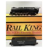 MTH RailKing O gauge Santa Fe 4-8-4 Northern