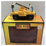 MTH RailKing Yellow Operating Hand Car 30-2520