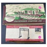 Vintage Plasticville Passenger Station & Railroad