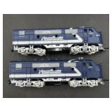(2) HO Scale Penn Central Diesel Locomotive Pair