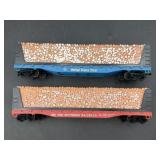 (2) HO Scale Log Load Flat Cars ï¿½ Southern