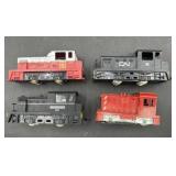 (4) HO Scale Switch Engines ï¿½ Santa Fe, CN,