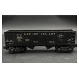 Black vintage Lionel O Gauge Lehigh Valley hopper
