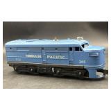 Blue vintage 1957 Lionel Missouri Pacific Diesel
