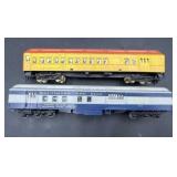 HO Scale B&O Mail Car & Circus Passenger Car Pair