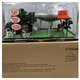 Menards O Gauge Martian Cow Abduction scene