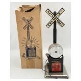 Marx #418 O-gauge railroad crossing signal with
