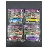 (4) Racin' Rockets Sealed Kids Meal Toys - 2005