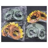 (4) Plants Vs. Zombies Sealed Kids Meal Toys -