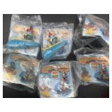 (7) Goofy & Max Sealed Kids Meal Toys - 1995