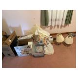 Dresser Lamps, Picture Frames and Miscellaneous