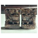 Pair of Soap Stone Bookends