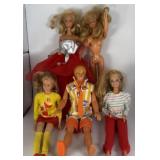Lot of 5 Barbie - Ken Dolls