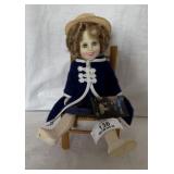 Shirley Temple Doll with Chair