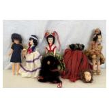 Lot of Miscellaneous Dolls