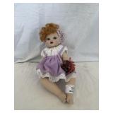 Porcelain I Love Lucy Doll with Grapes