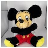 Vintage Mickey Mouse Plush Doll