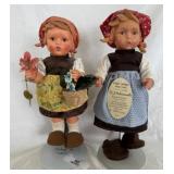 Pair of M.J. Hummel Dolls