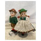 Pair of Madame Alexander Austrian Dolls