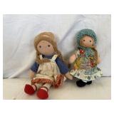 Two Holly Hobbie Dolls