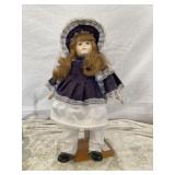 Schmid Porcelain Musical Doll
