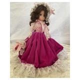 Hand Dressed Doll w/Stand