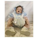 Porcelain Baby Doll w/Closed Eyes