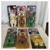 7 Vintage TY Bear Collectibles
