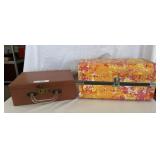Two Vintage Doll Trunks