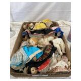 Large Lot of Dolls from Around the World