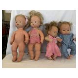 Four Miscellaneous Baby Dolls