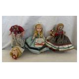 Three Miscellaneous Dolls