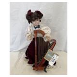 Elizabeth Musical Doll with Harp