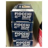 Fiocchi 45 Acp. Ammo - 200rds. - JHP