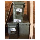3 Ammo Cans - .30 Caliber Cans - CANS ONLY