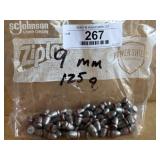 9mm 125gr. Cast RN - Approx. 1lb.