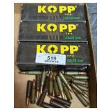 Kopp 7.62x39 Ammo - 82rds.