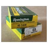 Remington 40 S&W Ammo - 100rds. - 155gr. HP