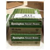Remington 45 Acp. Golden Saber Ammo - 50rds.