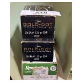 Remington & Speer 38 Spl. +P Ammo